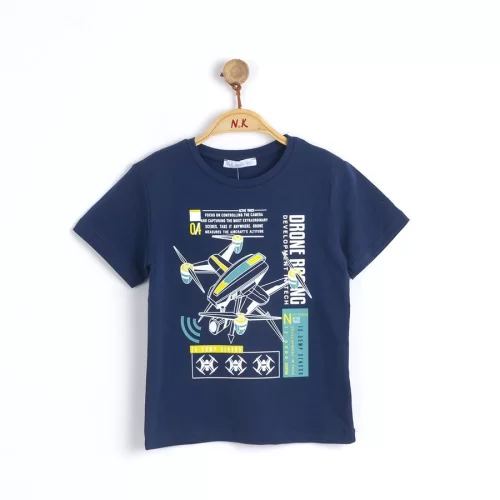 NK Kids İndigo Erkek Çocuk T-Shırt