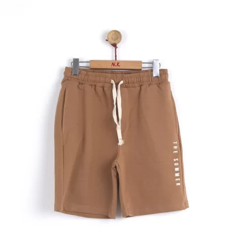 NK Kids Kahverengi Erkek Çocuk Summer Şort