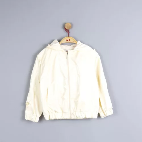 NK Kids Krem Kız Çocuk Leylak Ceket