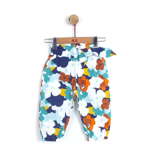 NK Kids Mavi Kız Bebek Akasya Pantolon