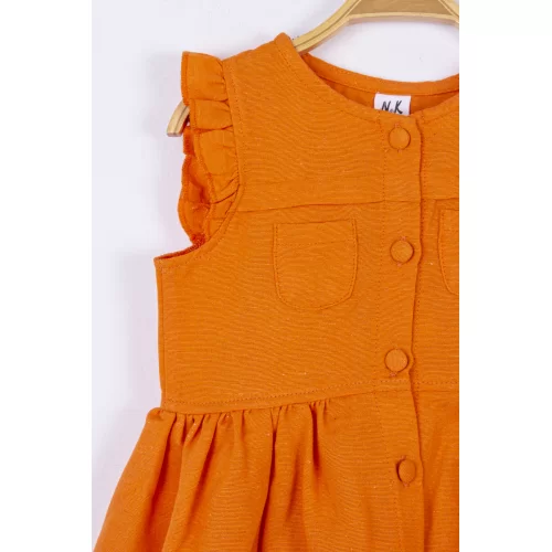 NK Kids Turuncu Kız Bebek Creations Elbise