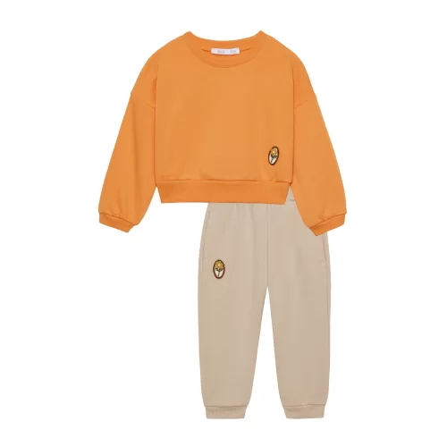 NK Kids Turuncu Kız Bebek Nılüfer Sweat