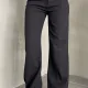 Siyah Baggy Geniş Paça Yüksek Bel Wide Leg Jean Kot Pantolon