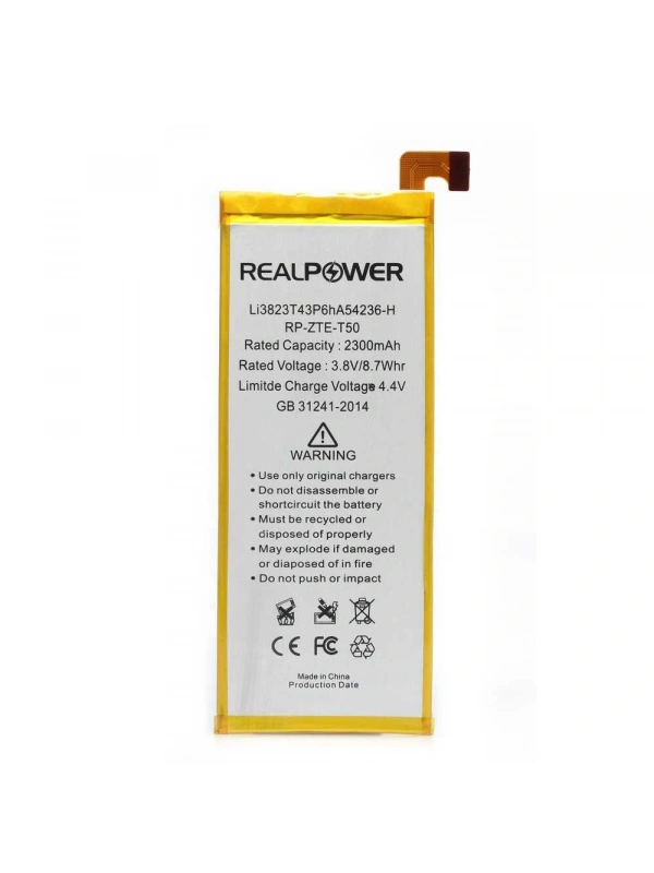 RealPower Turkcell Uyumlu T50 Batarya 2300mAh Li-Polymer Uzun Ömürlü Pil