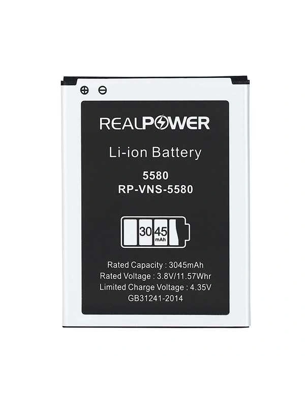 RealPower Vestel Uyumlu Venüs 5580 Batarya 3045mAh Li-Polymer Uzun Ömürlü Pil