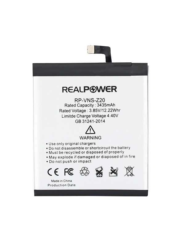 RealPower Vestel Uyumlu Venüs Z20 Batarya 3435mAh Li-Polymer Uzun Ömürlü Pil