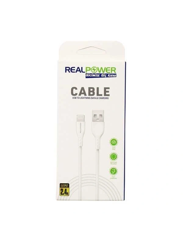 Realpower Apple iPhone Usb Lightning Şarj Kablosu OLD