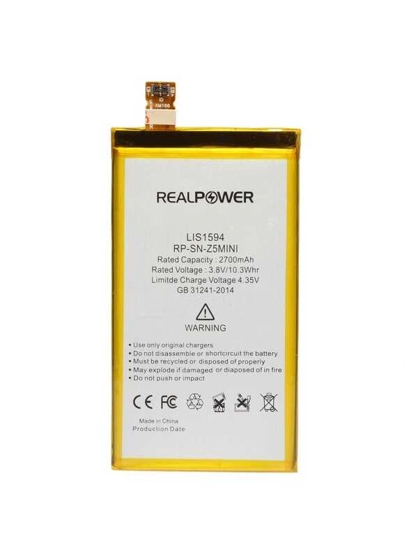 RealPower Sony Uyumlu Xperia XA Ultra Batarya 2700mAh Li-Polymer Uzun Ömürlü Pil