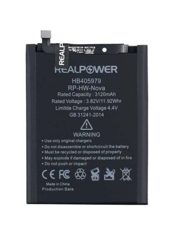 RealPower Huawei Uyumlu Honor 6C Batarya 3120mAh Li-Polymer Uzun Ömürlü Pil