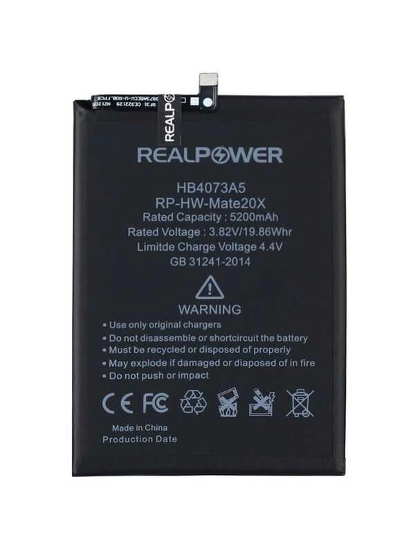 RealPower Huawei Uyumlu Honor Note 10 Batarya 5200mAh Li-Polymer Uzun Ömürlü Pil