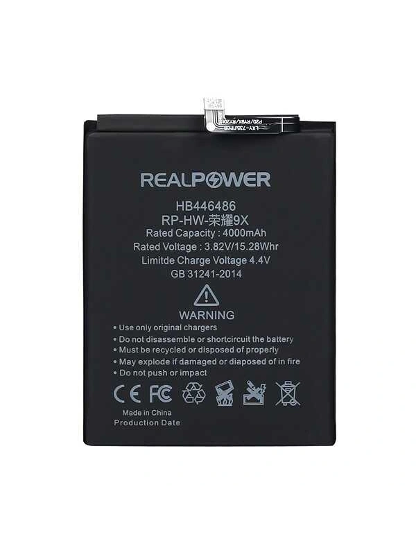 RealPower Huawei Uyumlu Nova 5i Batarya 4000mAh Li-Polymer Uzun Ömürlü Pil