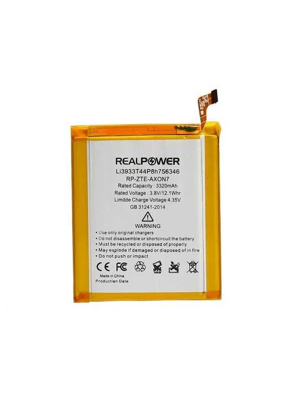 RealPower Zte Uyumlu Axon 7 Batarya 3320mAh Li-Polymer Uzun Ömürlü Pil