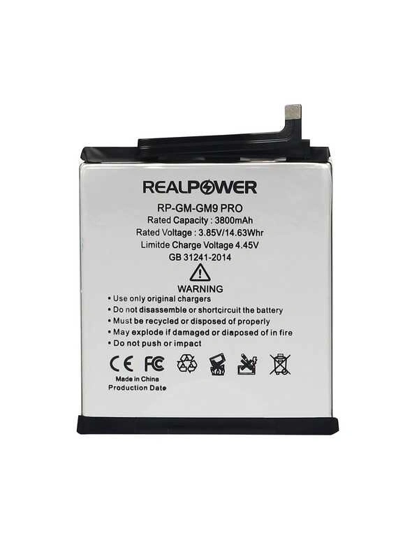 RealPower General Mobile Uyumlu Discovery GM9 Batarya 3800mAh Li-Polymer Uzun Ömürlü Pil