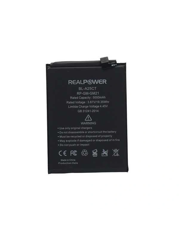 RealPower General Mobile Uyumlu Discovery GM21 Batarya 5000mAh Li-Polymer Uzun Ömürlü Pil