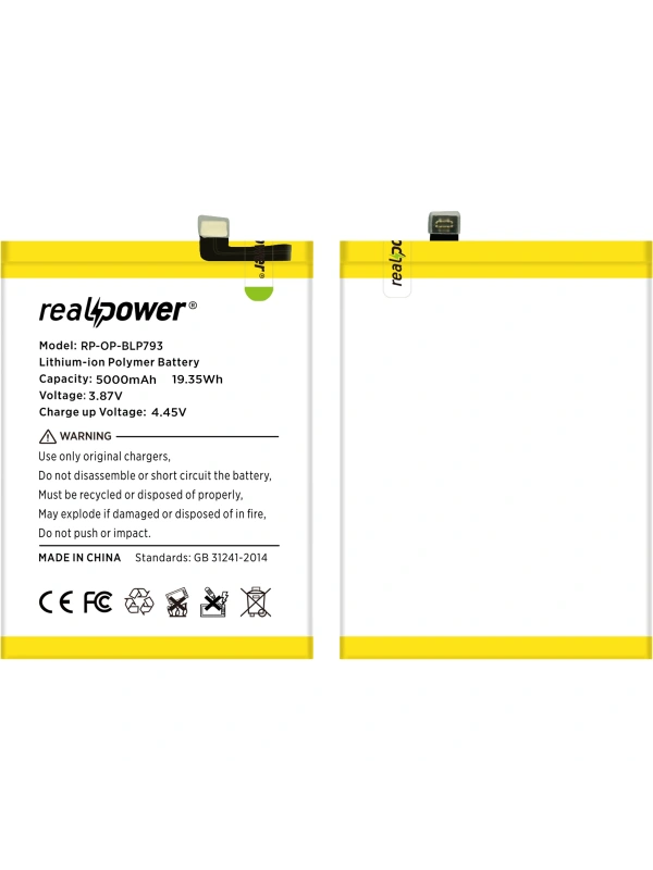 RealPower Realme Uyumlu C11 Batarya Li-Polymer Uzun Ömürlü Pil