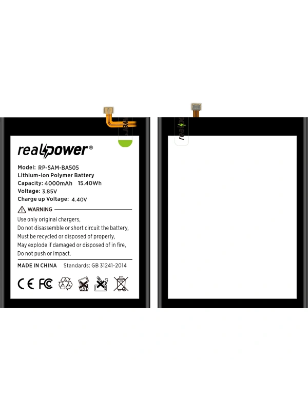 RealPower Samsung Uyumlu Galaxy A30s A307 Batarya 4100mAh Li-Polymer Uzun Ömürlü Pil