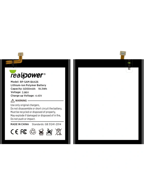 RealPower Samsung Uyumlu Galaxy A72 A725 Batarya 5000mAh Li-Polymer Uzun Ömürlü Pil