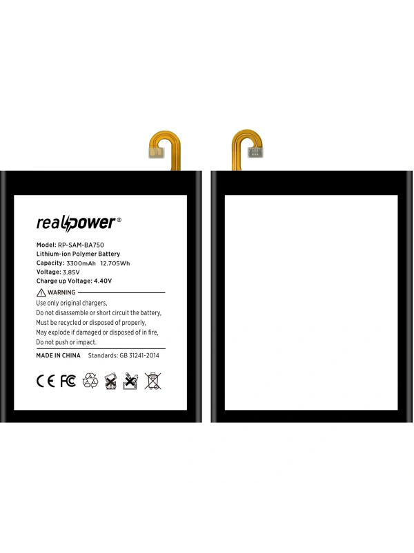 RealPower Samsung Uyumlu Galaxy A10 A105 Batarya 3120mAh Li-Polymer Uzun Ömürlü Pil