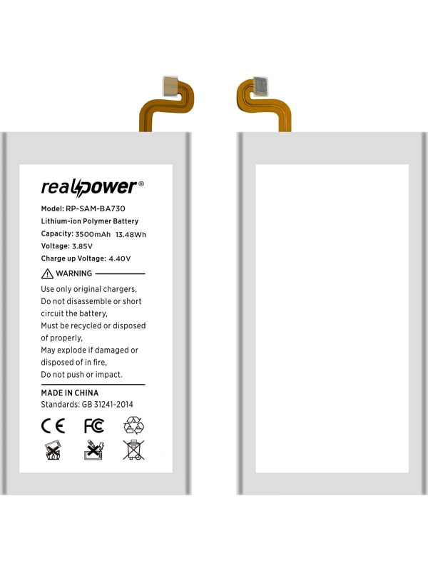 RealPower Samsung Uyumlu Galaxy A8 Plus 2018 A730 Batarya 3500mAh Li-Polymer Uzun Ömürlü Pil