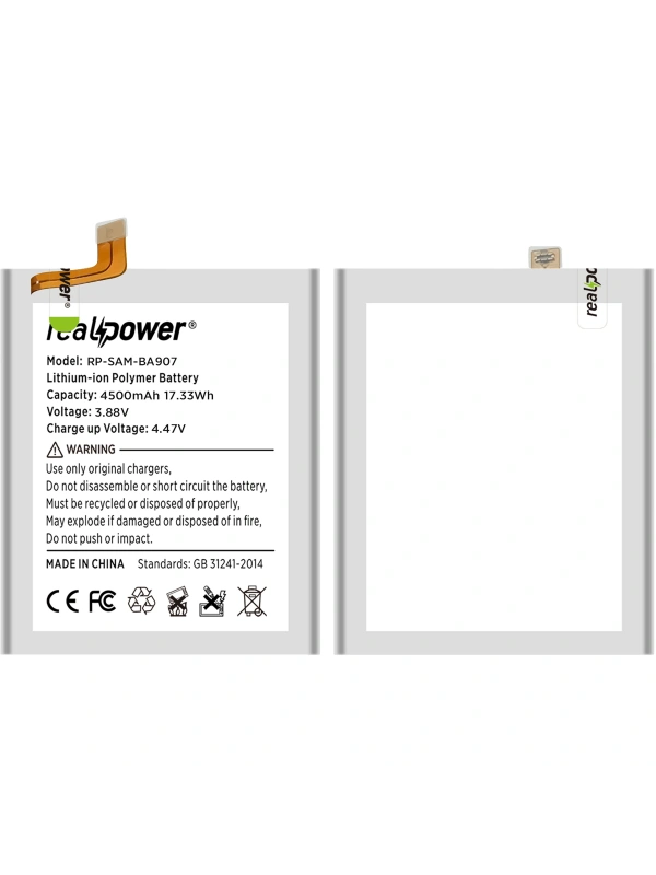 RealPower Samsung Uyumlu Galaxy S10 Lite G770 Batarya 4500mAh Li-Polymer Uzun Ömürlü Pil