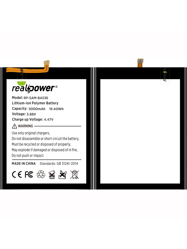 RealPower Samsung Uyumlu Galaxy A33 A336 Batarya Li-Polymer Uzun Ömürlü Pil