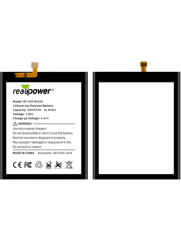 RealPower Samsung Uyumlu Galaxy A54 5g A546 Batarya Li-Polymer Uzun Ömürlü Pil
