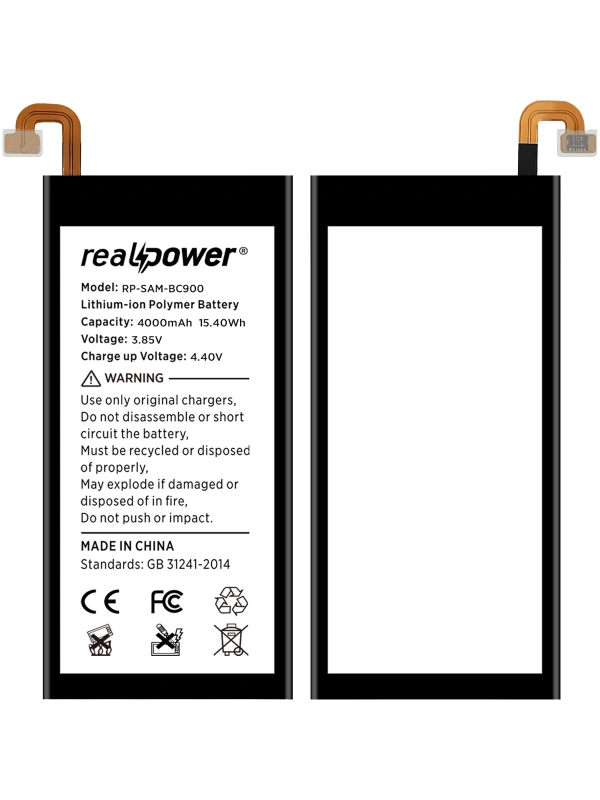 RealPower Samsung Uyumlu Galaxy C9 Pro Batarya 4200mAh Li-Polymer Uzun Ömürlü Pil