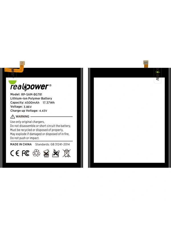 RealPower Samsung Uyumlu Galaxy S20 FE G780 Batarya 4500mAh Li-Polymer Uzun Ömürlü Pil