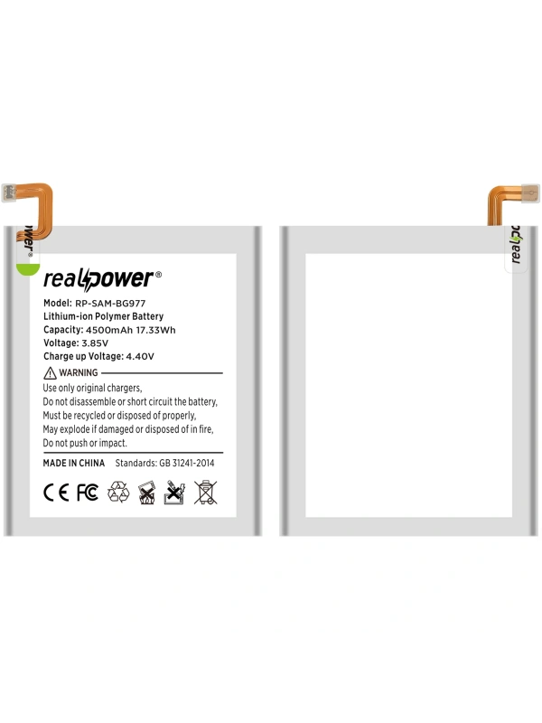 RealPower Samsung Uyumlu Galaxy S10 5G G977 Batarya 4700mAh Li-Polymer Uzun Ömürlü Pil