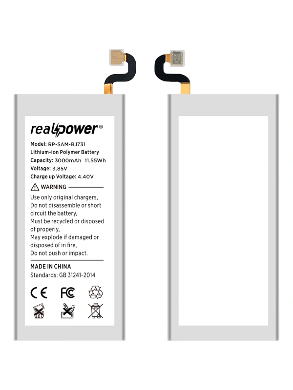 RealPower Samsung Uyumlu Galaxy C8 C7100 Batarya 3200mAh Li-Polymer Uzun Ömürlü Pil