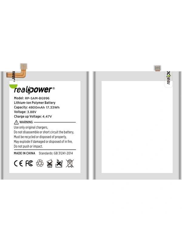 RealPower Samsung Uyumlu Galaxy S21 Plus 5G G996 Batarya 4800mAh Li-Polymer Uzun Ömürlü Pil