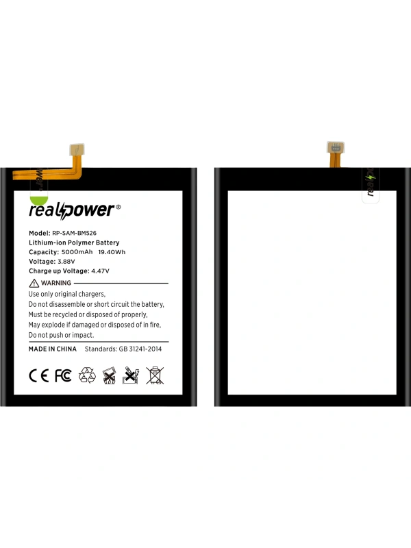RealPower Samsung Uyumlu Galaxy A23 A235 Batarya Li-Polymer Uzun Ömürlü Pil
