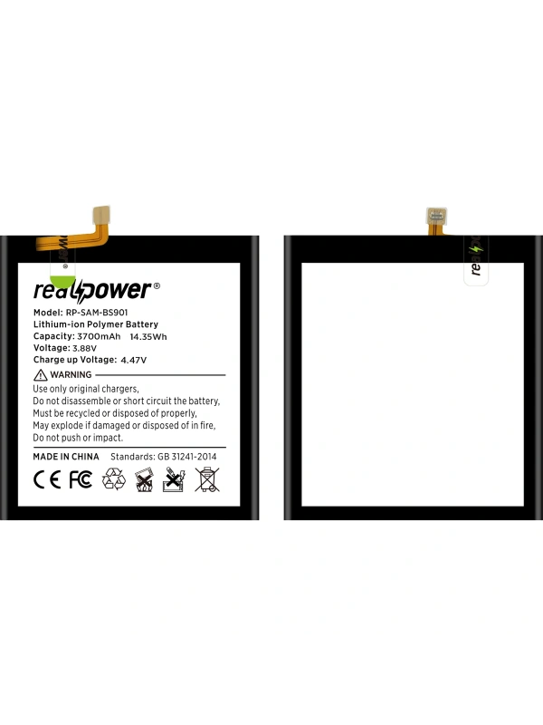 RealPower Samsung Uyumlu Galaxy S22 S901 Batarya Li-Polymer Uzun Ömürlü Pil