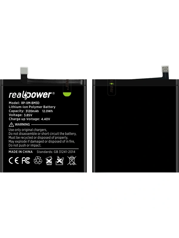 RealPower Xiaomi Uyumlu Mi 8 Se Batarya Li-Polymer Uzun Ömürlü Pil