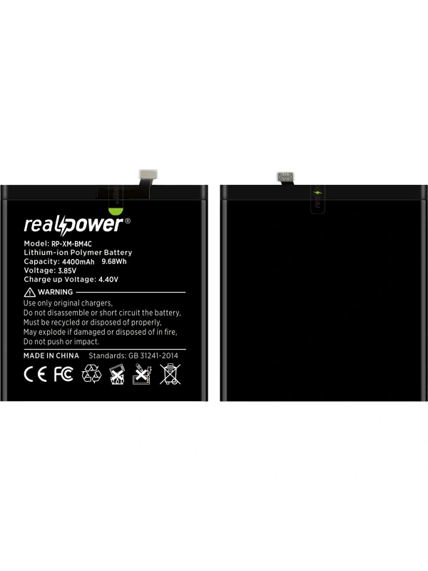 RealPower Xiaomi Uyumlu Mi Mix Batarya 4600mAh Li-Polymer Uzun Ömürlü Pil
