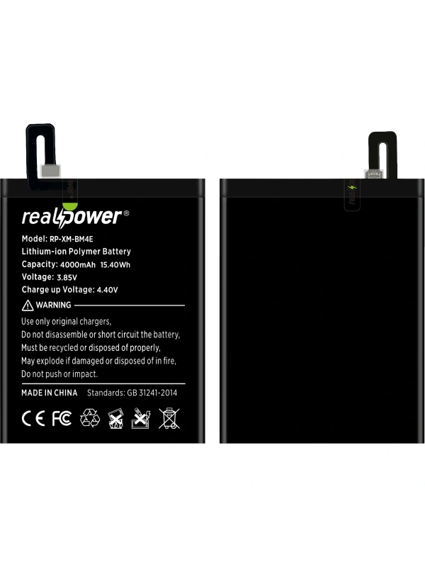RealPower Xiaomi Uyumlu Pocophone F1 Batarya 4200mAh Li-Polymer Uzun Ömürlü Pil