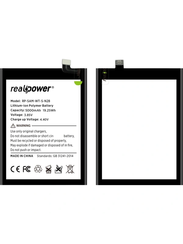 RealPower Samsung Uyumlu Galaxy A05 A055 Batarya Li-Polymer Uzun Ömürlü Pil