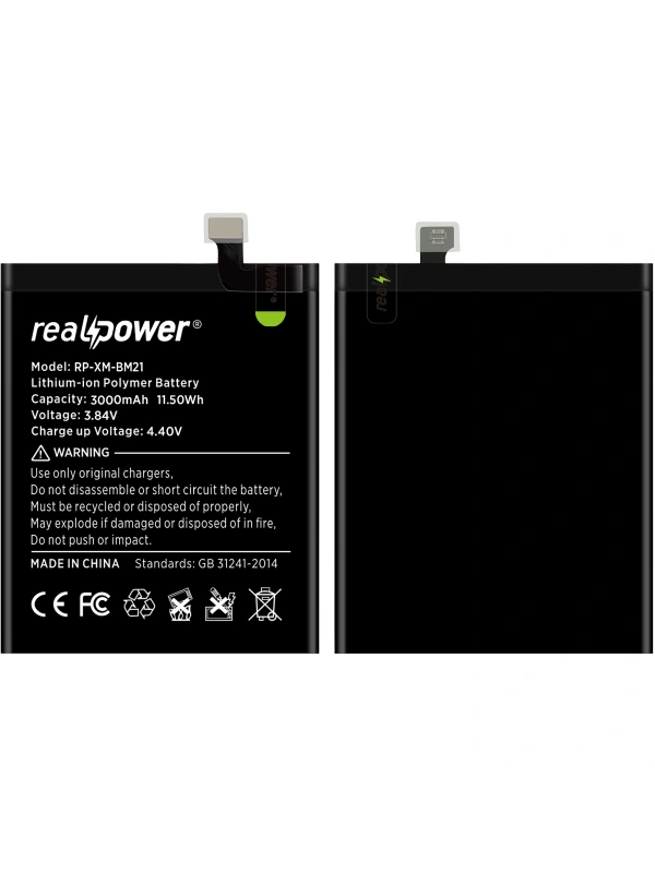 RealPower Xiaomi Uyumlu Mi Note Batarya 3100mAh Li-Polymer Uzun Ömürlü Pil