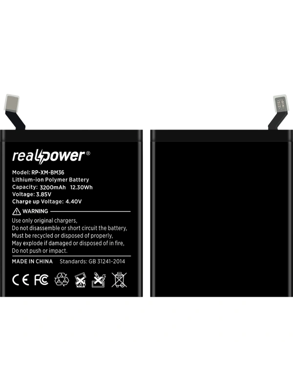 RealPower Xiaomi Uyumlu Mi 5s Batarya 3400mAh Li-Polymer Uzun Ömürlü Pil