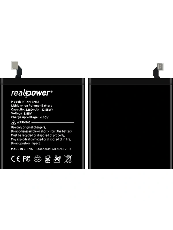 RealPower Xiaomi Uyumlu Mi 4s Batarya 3510mAh Li-Polymer Uzun Ömürlü Pil