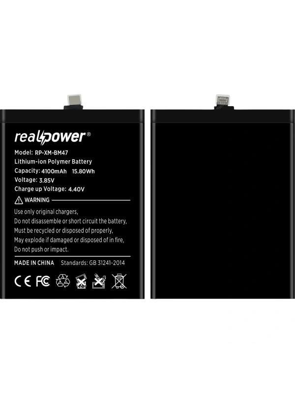 RealPower Xiaomi Uyumlu Redmi 3 Batarya 4300mAh Li-Polymer Uzun Ömürlü Pil