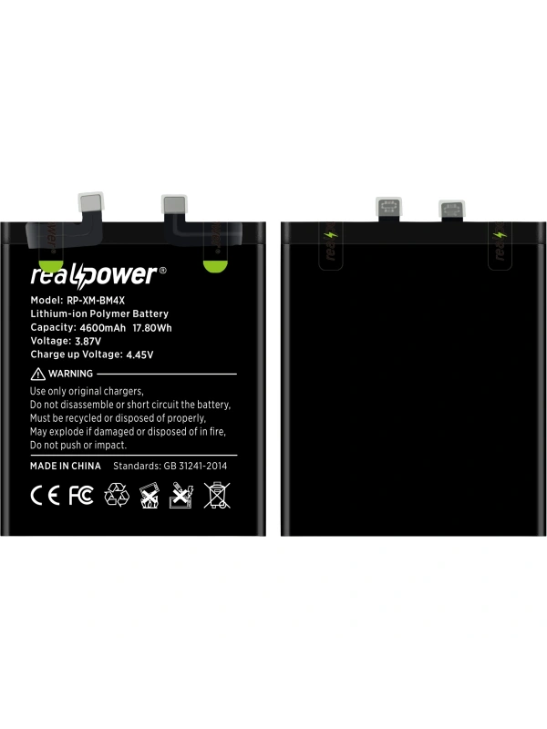 RealPower Xiaomi Uyumlu Mi 11 Batarya Li-Polymer Uzun Ömürlü Pil