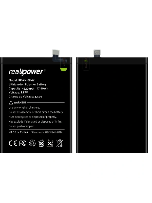 RealPower Xiaomi Uyumlu Redmi K40 Pro Batarya Li-Polymer Uzun Ömürlü Pil
