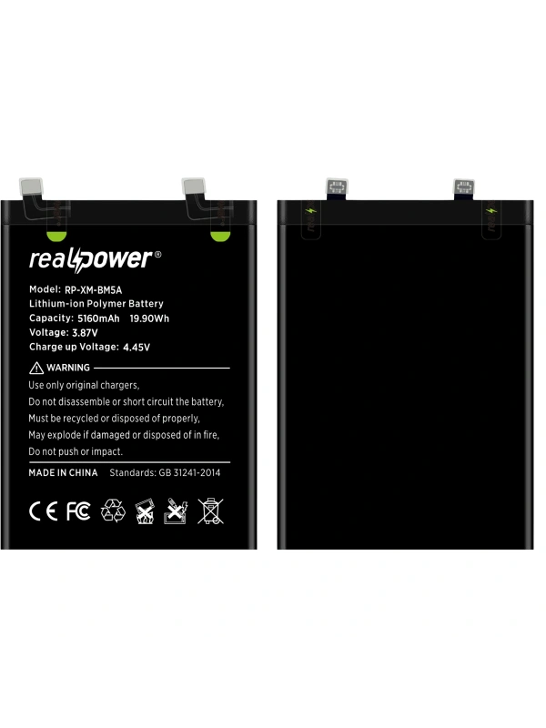 RealPower Xiaomi Uyumlu Redmi Note 11 Pro Batarya Li-Polymer Uzun Ömürlü Pil