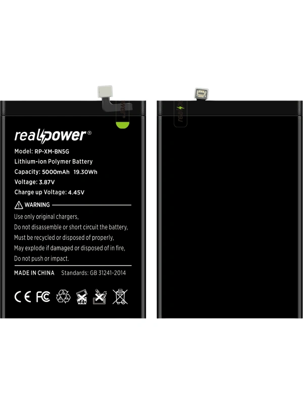 RealPower Xiaomi Uyumlu Redmi 10c Batarya Li-Polymer Uzun Ömürlü Pil