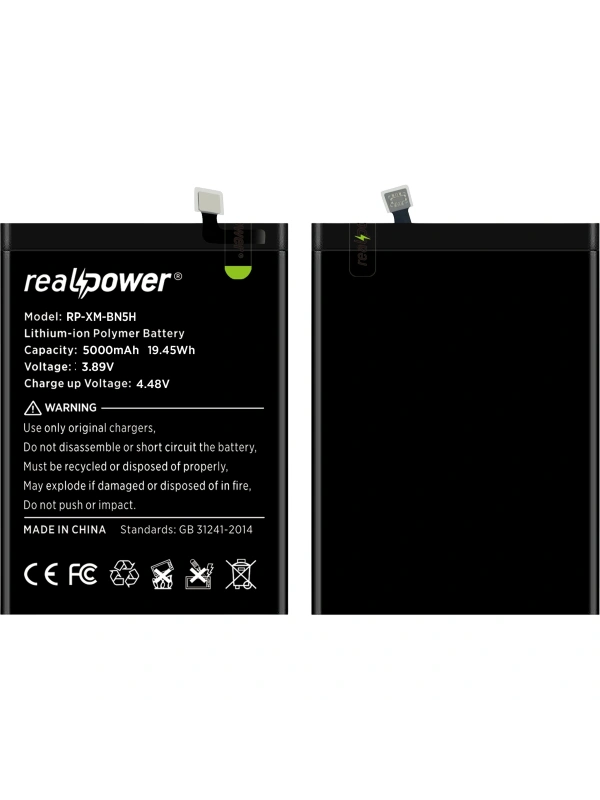RealPower Xiaomi Uyumlu Poco M4 Batarya Li-Polymer Uzun Ömürlü Pil