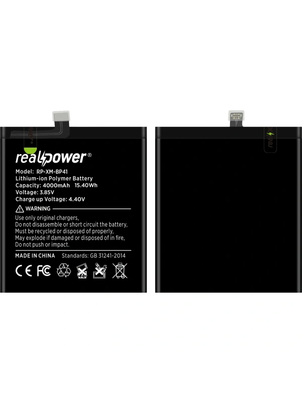 RealPower Xiaomi Uyumlu Redmi K20 Batarya Li-Polymer Uzun Ömürlü Pil