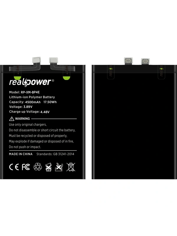 RealPower Xiaomi Uyumlu Mi 13 Lite Batarya Li-Polymer Uzun Ömürlü Pil