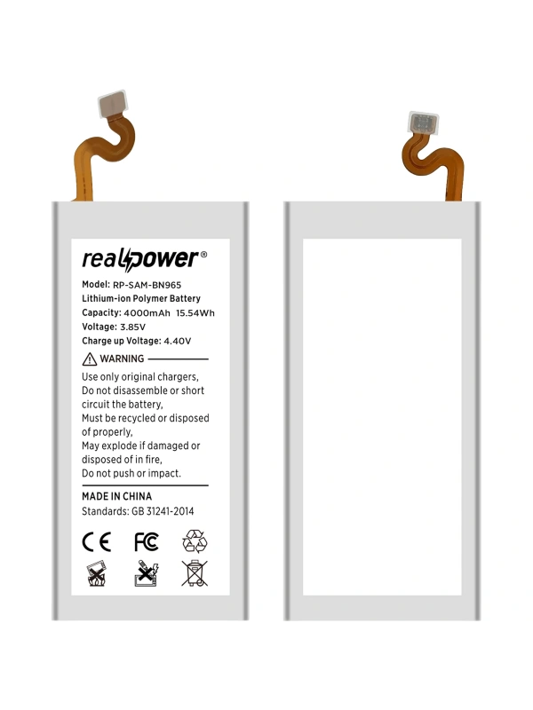 RealPower Samsung Uyumlu Galaxy Note 9 N960 Batarya 4000mAh Li-Polymer Uzun Ömürlü Pil