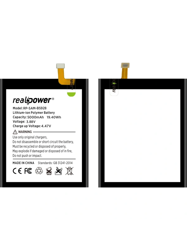 RealPower Samsung Uyumlu Galaxy S24 Ultra S928 Batarya Li-Polymer Uzun Ömürlü Pil